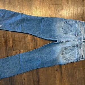 MOTHER Blue Ankle & Cropped Jeans